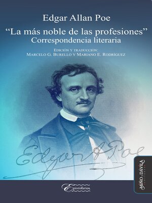 cover image of Edgar Allan Poe "La más noble de las profesiones"